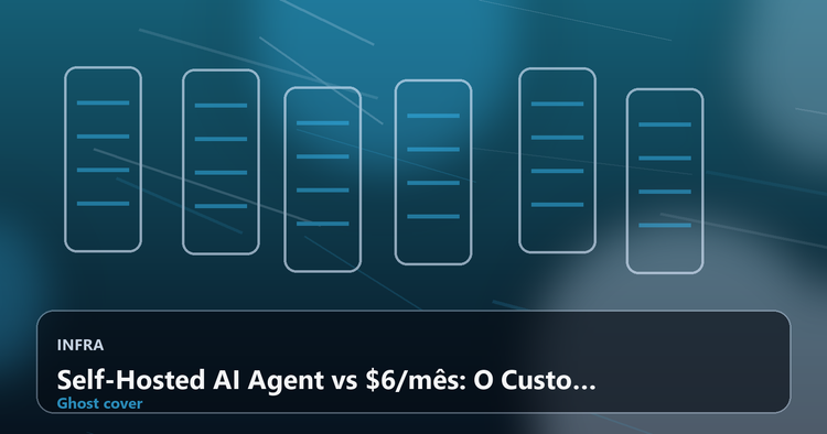 Self-Hosted AI Agent vs $6/mês: O Custo Oculto que Pode Custar 10x Mais que Você Imagina